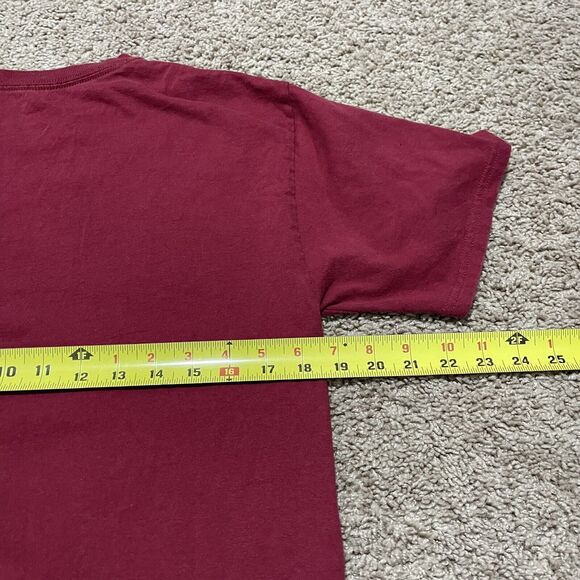 Florida State University Seminoles Shirt Mens Medium Red Garnet Marching Chiefs - Picture 7 of 7